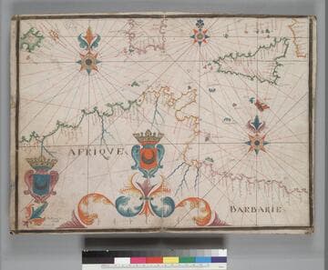Portolan atlas, French : [cartographic material] : [manuscript]