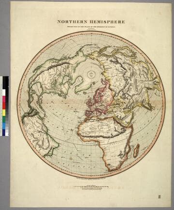 Northern Hemisphere, projected on the Plane of the Horizon of London