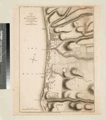 Plan of the Town of Basse Terre the Capital of Guadaloupe from an Authentic Survey