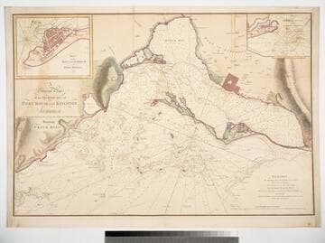 General Plan of the Harbours, of Port Royal and Kingston Jamaica with the Channels leading thereto and the Kays and Shoals adjacent Including Wreck Reef