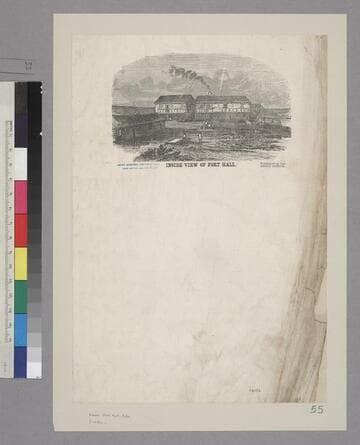 Inside View of Fort Hall