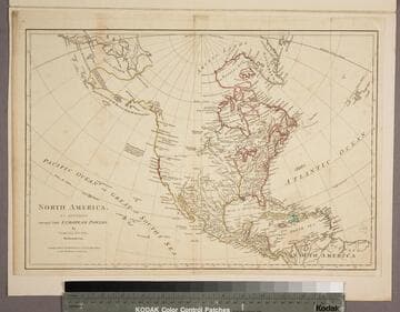 North America, as divided amongst the European Powers