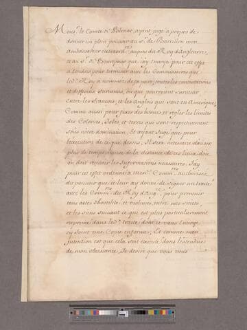 Louis XIV, King of France. To M. le Comte de Blenac. To M. le Marquis de Denonville