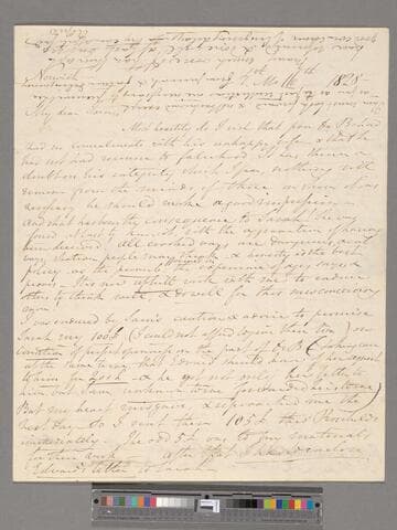Opie, Amelia (Alderson).  Letter to Thomas John Alderson