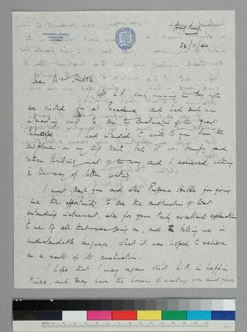 George Simpson writes to GBH