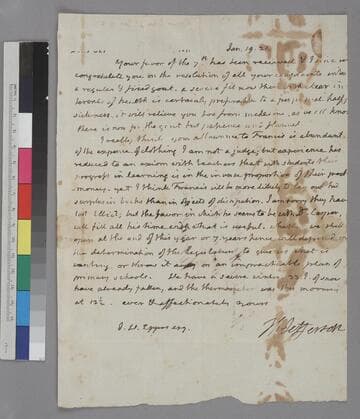 Thomas Jefferson letter to John Wayles Eppes