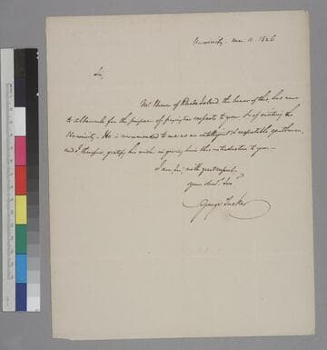 George Tucker, University, letter to Thomas Jefferson