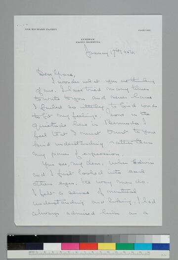 Pioneer aviator Richard Fairey writes GBH