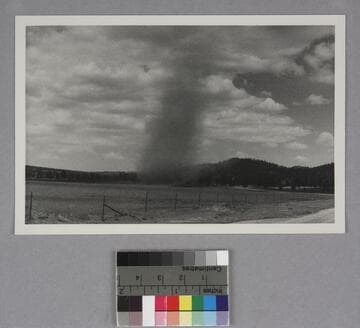 Dust devil near Flagstaff, Arizona