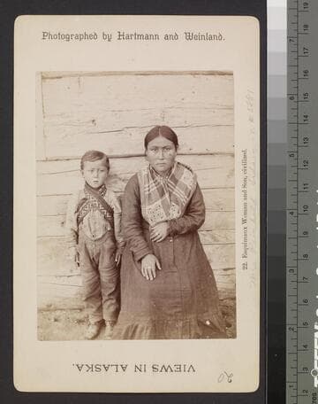 22. Esquimaux Woman and Son, civilized