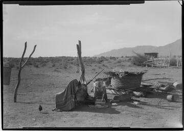 Woman with metate
