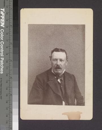 Portrait of unidentified man, presumably John W. Clark.  [Duplicate.]