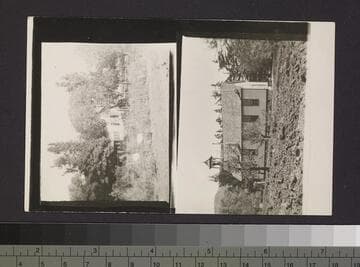Views of unidentified building and  Moravian Mission Chapel