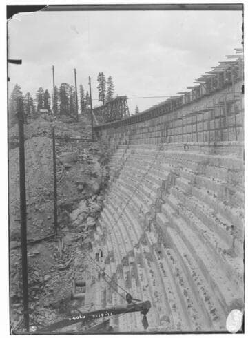 Big Creek, Huntington Lake Dams