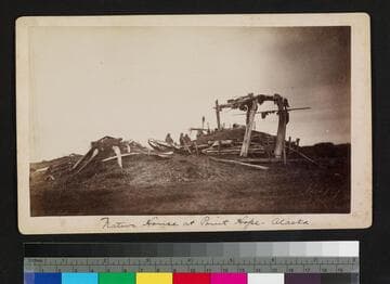 Native house at Point Hope -- Alaska