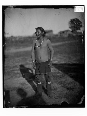 Mr. Growing Horn (Sac & Fox), tribal councillor, Oklahoma Territory