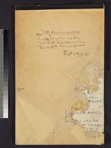 Handwritten and typed notes and draft pages for "The Petitioners"