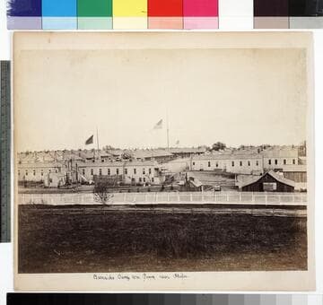 Barracks Camp Wm. Penn. near Phila