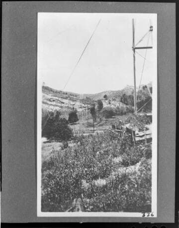 The Kern River 66 kV line going through the Tejon Canyon