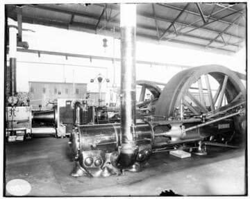 The interior of the Redlands Auxiliary Steam Plant