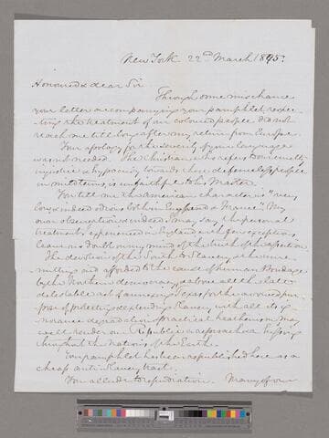 Jay, William. Letter to Thomas Clarkson