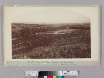 View of General Stoneman's from Bacon's Hill