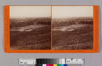 Gen. Stoneman's vineyard from Bacon's Hill, Pasadena