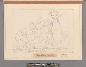 Menalaeus Forbidding the Burial of Ajax