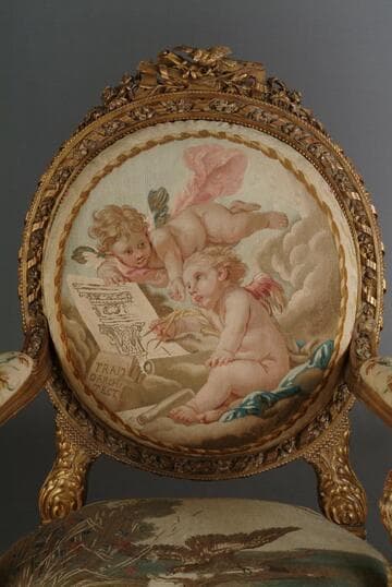 Tapestry-Covered Chair