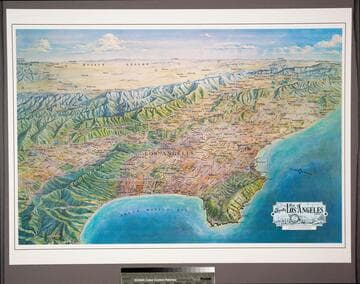 Map of greater Los Angeles