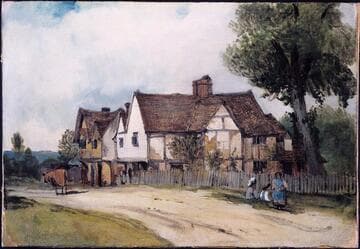 Landscape with Village Houses