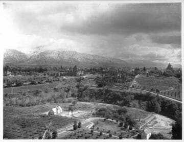 Pasadena from Scoville Park, Arroyo Seco