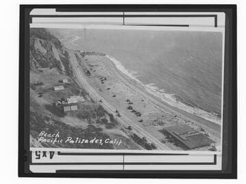 Beach, Pacific Palisades, Calif