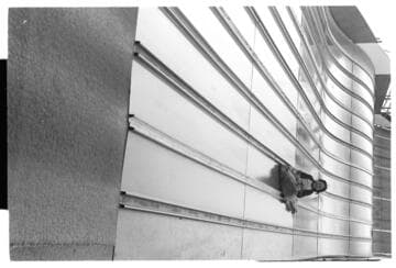Child on giant slide, Santa Monica Pier