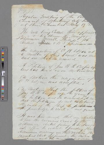 Minutes, January 19, 1851