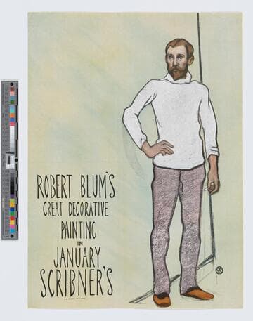 Robert Blum's great decorative painting in January Scribner's