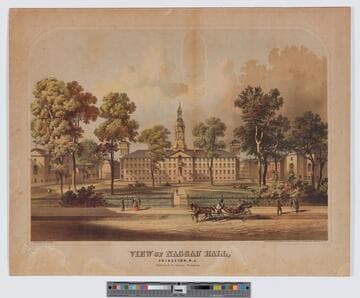 View of Nassau Hall, Princeton, N.J