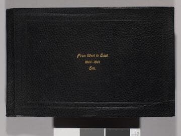 From West to East, 1900-1901, etc