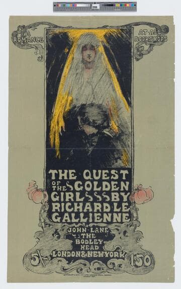 A romance at all bookshops: the quest of the golden girl by Richard Le Gallienne