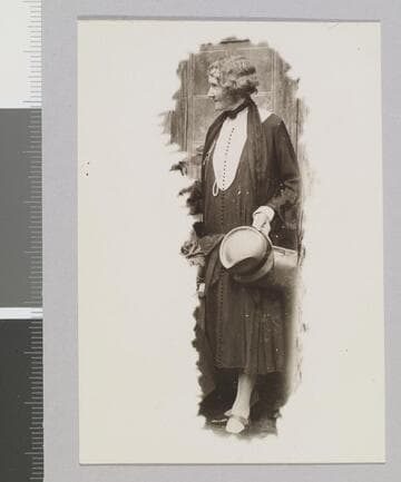 Miss Eva Becknell of Lincoln, England - taken in Italy