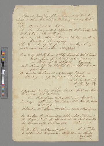 Special Meeting of Common Council