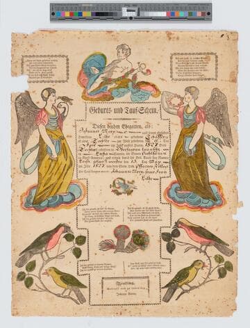 Geburts-und Tauf-Schein