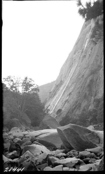 Big Creek, West Side Project - Forks north abutment of forks damsite #2