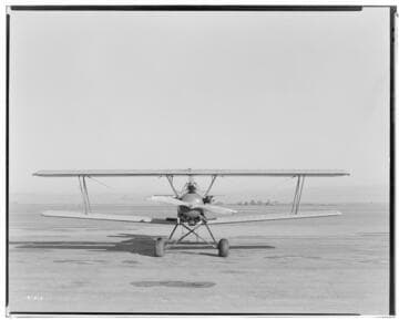 Power Consumers - Airports - Biplane at Mines Field