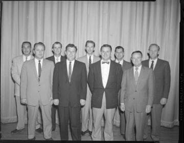 Portrait of unknown man in suit