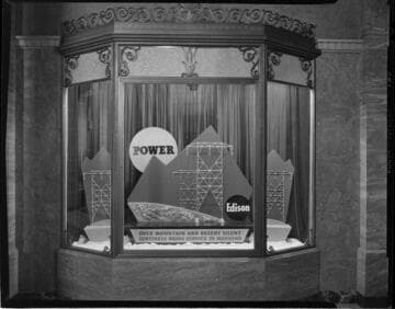 General Office display window