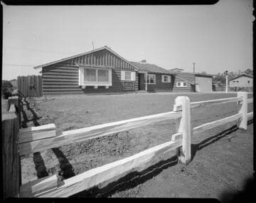 Ranch style house exterior & interior