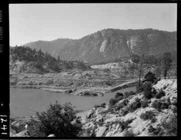 Big Creek - Mammoth Pool - General view - Reservoir and spillway