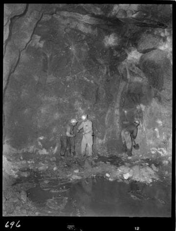 Big Creek - Mammoth Pool - General view of interior of power tunnel