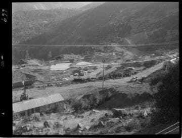 Big Creek - Mammoth Pool - Outlet portal construction operation